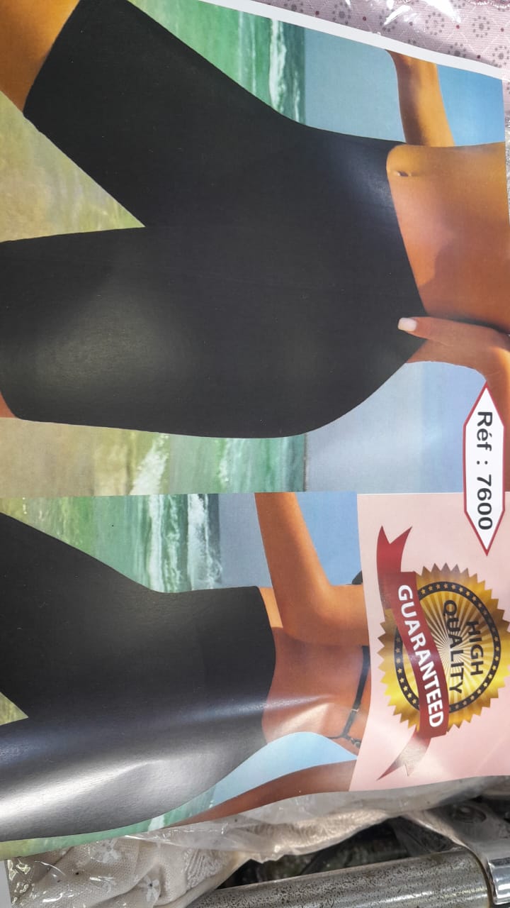Legging long uni — noir