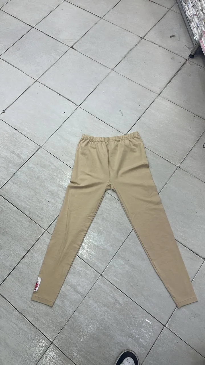 Legging long uni — beige