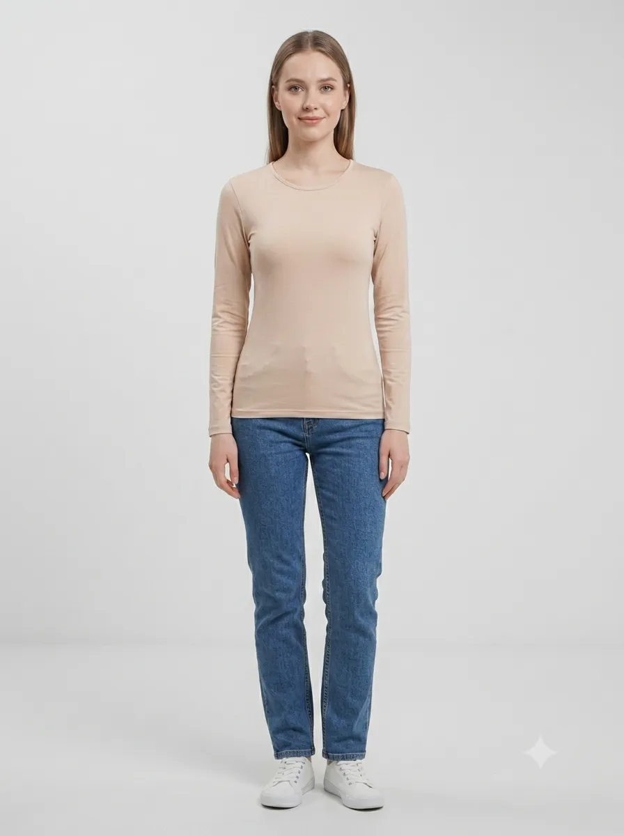 Haut thermique manches longues — nude